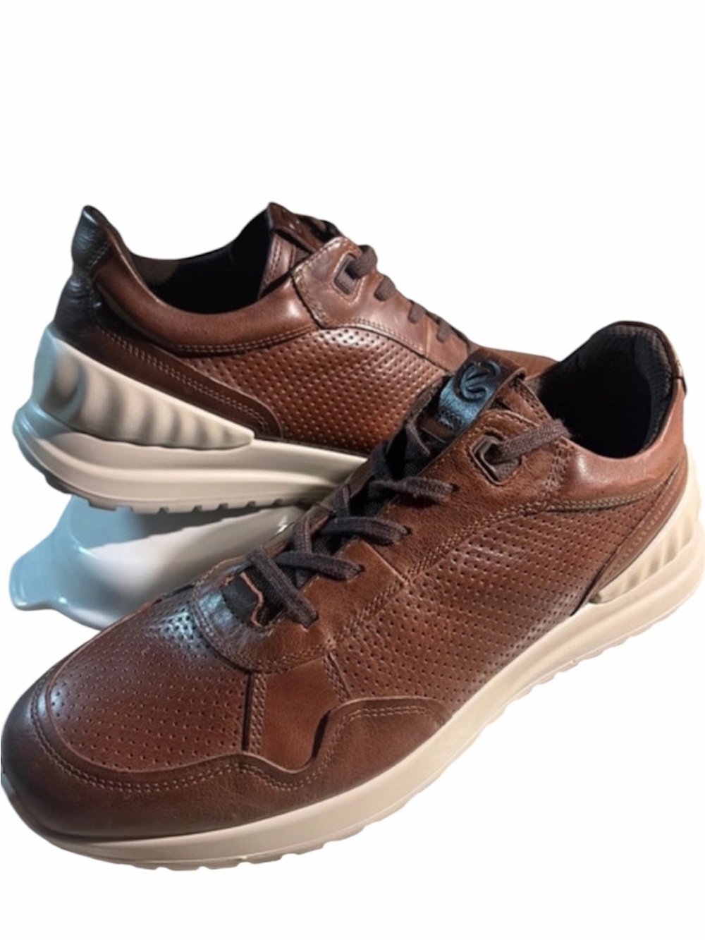 ECCO LEATHER OXFORD SNEAKER